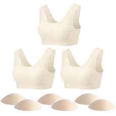 푸딩언더웨어 주니어 학생 브라 3p + 교체용 브라패드 6p 패션의류/잡화/유아동패션 반품 최저가 22,210원