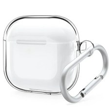 구스페리 에어팟4세대 하이브리드 클리어 젤리 카라비너 케이스, 에어팟4, 투명, 1개 가전디지털/음향기기 반품 최저가 3,620원