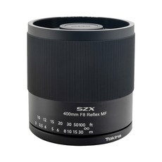 토키나 Canon RF 슈퍼 반사렌즈 400mm F8 MF SZX 장망원 400mm F8 반사 수동 렌즈 가전디지털/1인방송 전문관 반품 최저가 218,650원