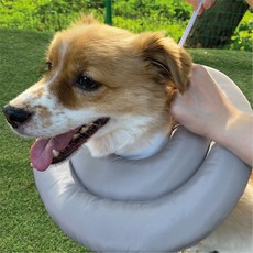 코멧 펫 반려동물 방수 넥카라 그레이 S, 1개 반려동물용품/강아지 용품 반품 최저가 7,090원