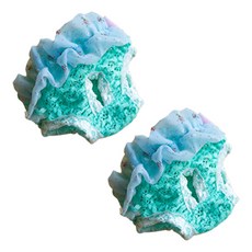 조이앤조이 레이스 바지 강아지 위생팬티 그린, 소형, 2개 반려동물용품/강아지 용품 반품 최저가 2,310원