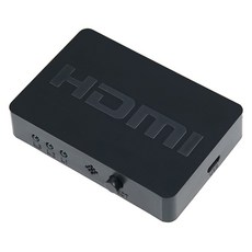 컴스마트 HDMI 3 x 1 선택기 4K 30Hz + 내장형IR 리모컨 세트, TB529 가전디지털/음향기기 반품 최저가 7,400원