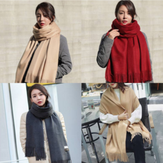 캐시미어 울 목도리 어깨 숄 남여공용 머플러 11컬러 패션의류/잡화/남성패션 반품 최저가 11,700원