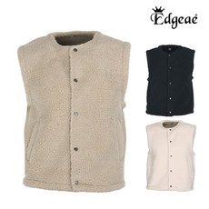 엣지애 뽀글 양털 똑딱 단추 조끼 MCVRR8010W1 패션의류/잡화/남녀 공용 의류 반품 최저가 15,340원