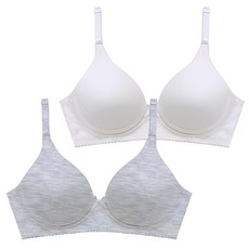 씨엘스토리 주니어 면스판 노와이어 학생 브라 2종세트 패션의류/잡화/유아동패션 반품 최저가 17,940원