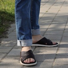 쥬비샵 남성용 와플 스트랩 코일 슬리퍼 3cm 패션의류/잡화/남성패션 반품 최저가 17,180원