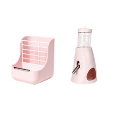 카르노 소동물 먹이통 + 은신처 급수기 세트 FREE, 핑크, 1세트 반려동물용품/소동물/가축용품 반품 최저가 9,110원