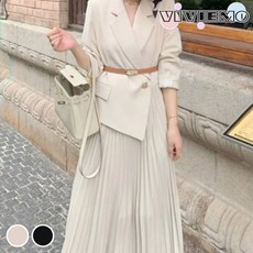 비비에모 언발란스 정장재킷 플리츠 스커트 원피스 세트 00600 패션의류/잡화/여성패션 반품 최저가 31,920원