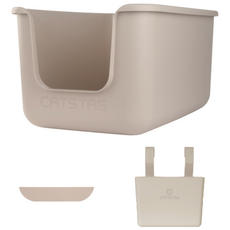 캣츠태그 묘래박스 오리지널 고양이 화장실 + 전용 덧대 + 묘래통 세트, 베이지, 1개 반려동물용품/고양이 용품 반품 최저가 39,890원