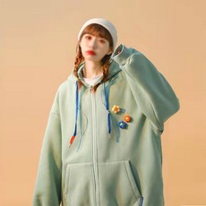 타니 꽃 와펜 후드 집업 패션의류/잡화/남녀 공용 의류 반품 최저가 20,200원