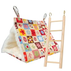 펫츠핸들러 앵무새침대 은신처 TR-03 + 원목 사다리 세트, 해바라기삼각터널(은신처), 1세트 반려동물용품/소동물/가축용품 반품 최저가 6,520원