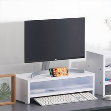 우드웰 서랍형 2단 모니터 받침대 MT-09, 화이트 가전디지털/PC주변기기 반품 최저가 15,320원