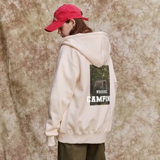 후딩스 레귤러핏 CAMPING 기모 후드집업 패션의류/잡화/남녀 공용 의류 반품 최저가 20,520원