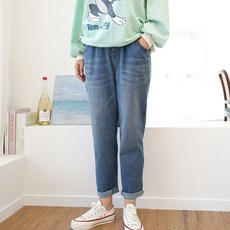 빅걸스토리 여성용 빅사이즈 밴딩 루즈핏 스판 데일리 바지 BG-J13 패션의류/잡화/여성패션 반품 최저가 30,900원