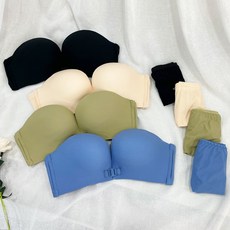 미퓨어 3cm 볼륨 앞후크 노와이어 오프숄더 브라팬티세트 패션의류/잡화/속옷/잠옷 반품 최저가 12,320원