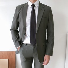 머시따 남성용 싱글 투버튼 정장 수트 세트 패션의류/잡화/남성패션 반품 최저가 17,590원