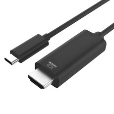 홈플래닛 USB 3.1 C타입 to HDMI 4K 60Hz 미러링 케이블, 2m, 1개, 블랙 가전디지털/휴대폰 액세서리 반품 최저가 8,520원