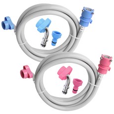 와이넷 전천후 세탁기호스 냉수 3m + 온수 3m 세트, 1세트 가전디지털/세탁기/건조기 반품 최저가 10,680원