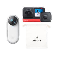 인스타360 트윈고 패키지 GO2 독립형 액션캠 64GB + ONE R TWIN EDITION 액션캠 + 캐리 파우치, CING2XX/A(GO2), CINNANS/B( ONE R TWIN) 가전디지털/카메라 반품 최저가 1,408,260원