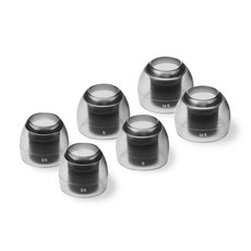 아즈라 크리스탈 스탠다드 액상실리콘 LSR 호환 이어팁 SS + S + MS 세트, Clear Gray, 1개 가전디지털/음향기기 반품 최저가 15,260원