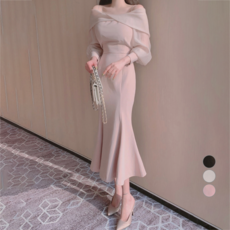 비비에모 오프숄더 우아쉬폰 머메이드 롱 원피스 00722 패션의류/잡화/여성패션 반품 최저가 31,640원