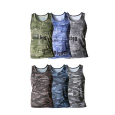 발렌티노크리스티 남성용 나염 런닝 6종 세트 패션의류/잡화/속옷/잠옷 반품 최저가 18,190원