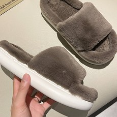 발에서 땀나는 보들보들 키높이 겨울 털 슬리퍼 패션의류/잡화/여성패션 반품 최저가 4,460원