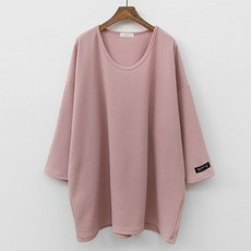 티탁 여성용 빅사이즈 데일리 박스핏 라벨 통소매 여리여리핏 레깅스매치 스마일 레이블 박스티 패션의류/잡화/여성패션 반품 최저가 8,660원