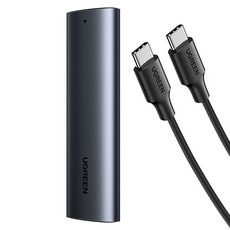 유그린 M.2 NVMe SSD 고급형 고속 외장케이스, CM400, 1개 가전디지털/저장장치 반품 최저가 23,810원
