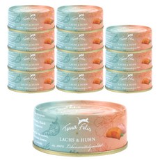 테라펠리스 고양이 연어 앤 치킨 캔사료 12p, 80g, 12개 반려동물용품/고양이 사료 반품 최저가 66,750원
