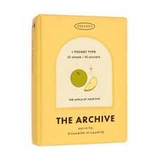 아이코닉 아카이브 1단 콜북 포토카드 앨범, 01 CUSTARD YELLOW, 20매 가전디지털/카메라 반품 최저가 6,050원
