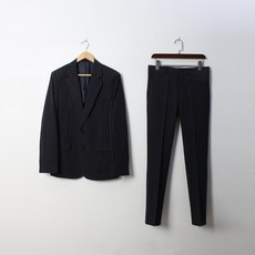 엑스바코드 남성용 데일리 스트라이프 싱글 정장세트 패션의류/잡화/남성패션 반품 최저가 67,550원