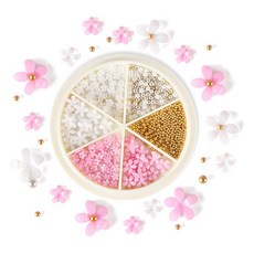 진주꽃 네일 스톤 세트 KN-S2032, 1개, 혼합색상 뷰티/네일 반품 최저가 4,630원