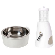 카르노코리아 반려동물 파스텔 은신처급수기 + 식기 세트, 화이트, 1세트 반려동물용품/소동물/가축용품 반품 최저가 6,760원