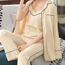 루나글램 임산부 면화 잠옷 세트 qjx372 패션의류/잡화/속옷/잠옷 반품 최저가 28,030원