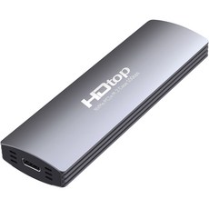 에이치디탑 USB C타입 SSD M.2 NVME 10Gb 외장 하드케이스 HT-3C051, 1개 가전디지털/저장장치 반품 최저가 10,850원