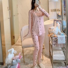 여성용 임산부 수유가능 트리 잠옷 상하의 세트 패션의류/잡화/속옷/잠옷 반품 최저가 16,140원