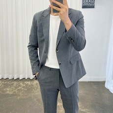 아도르클래식 남성용 팬텀 글렌 체크 봄 여름 가을 캐주얼 정장 수트 세트 패션의류/잡화/남성패션 반품 최저가 48,300원