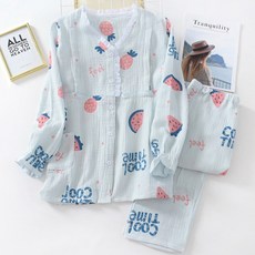파인애플 수박 패턴 파자마 세트 패션의류/잡화/속옷/잠옷 반품 최저가 8,610원