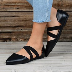 누구에게나 어울리는 발편한 고무밴딩 플랫 슈즈 패션의류/잡화/여성패션 반품 최저가 5,980원