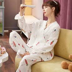 민성컴퍼니 산후 잠옷 수유복 파자마 상하 세트 #77277 패션의류/잡화/속옷/잠옷 반품 최저가 23,850원
