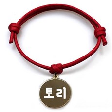 펫츠룩 굿모닝 레드 반려동물 목걸이 S + 메탈원형 팬던트 M, 골드(토리), 1개 반려동물용품/펫티켓 산책용품 반품 최저가 2,050원