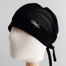 바비수 산드로 망사 두건 큐빅 포인트 엄마 비니 패션의류/잡화/여성패션 반품 최저가 11,830원