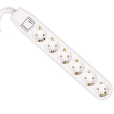 써보니 스위치형 멀티탭 6구, 3m, 혼합색상, 1개 가전디지털/PC주변기기 반품 최저가 11,600원