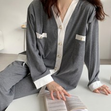 북유럽풍 잠옷 상하의 세트 63008# 패션의류/잡화/속옷/잠옷 반품 최저가 25,880원