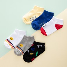 롤리트리 스마일 스니커즈 양말 6켤레 패션의류/잡화/유아동패션 반품 최저가 6,990원