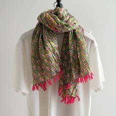 바비수 레이지 플라워 태슬 스카프 패션의류/잡화/여성패션 반품 최저가 10,690원