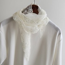 바비수 앤디 레이스 자수 플라워 스카프 패션의류/잡화/여성패션 반품 최저가 9,590원