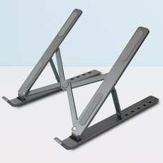 탐사 고급형 접이식 알루미늄 노트북 거치대 (휴대용 파우치 포함), 티타늄 블랙, 1개 가전디지털/PC주변기기 반품 최저가 9,140원