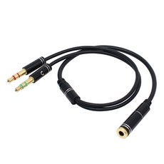 엠비에프 4극 3.5 스테레오 Y 케이블 0.3m, MBF-ST4YBK, 블랙, 1개 가전디지털/키보드/마우스 반품 최저가 1,090원